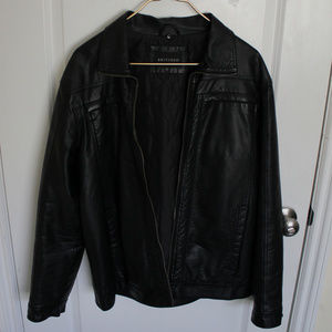 Britches Black Faux-Leather Jacket